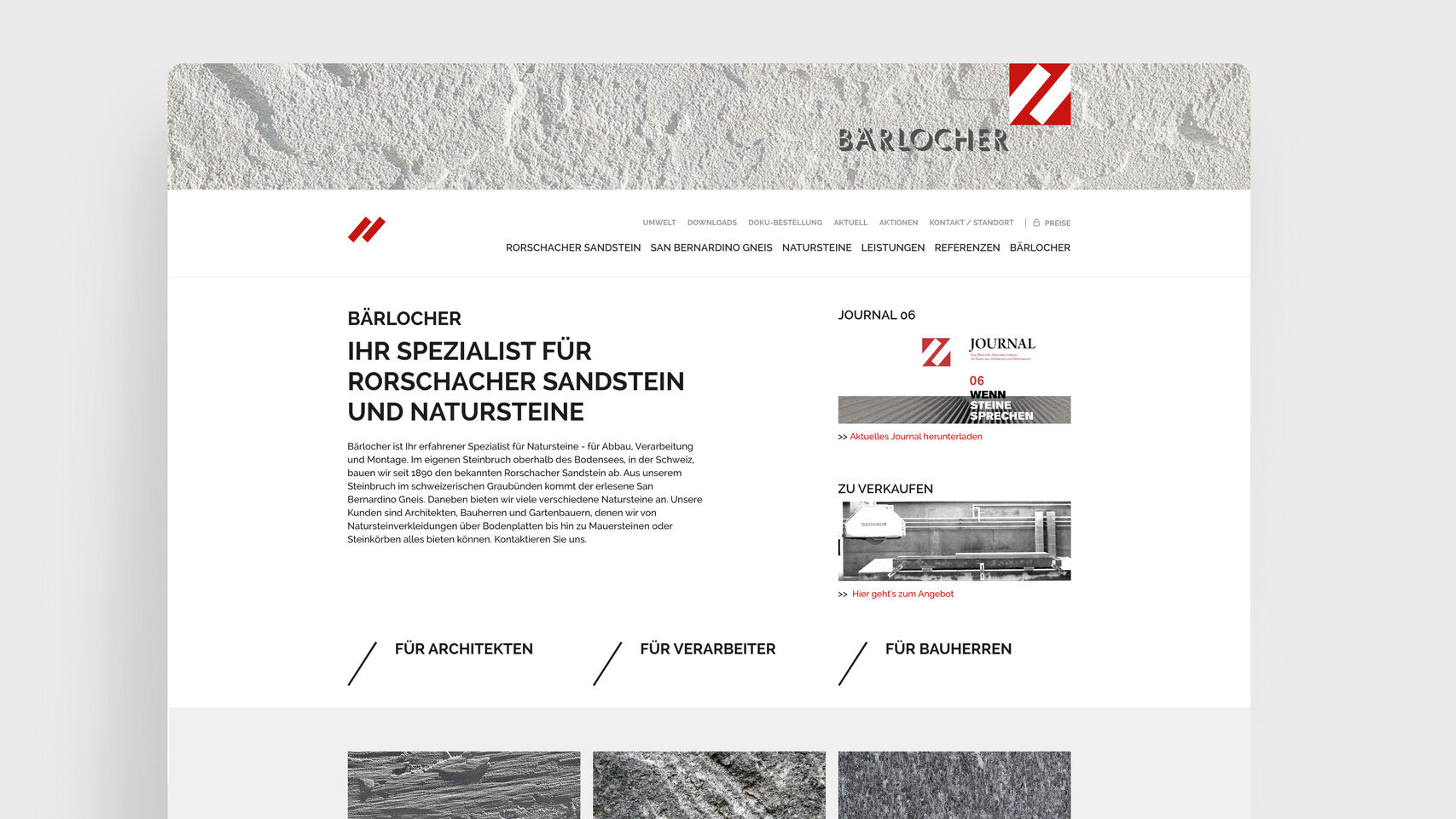 Bärlocher - Webseite