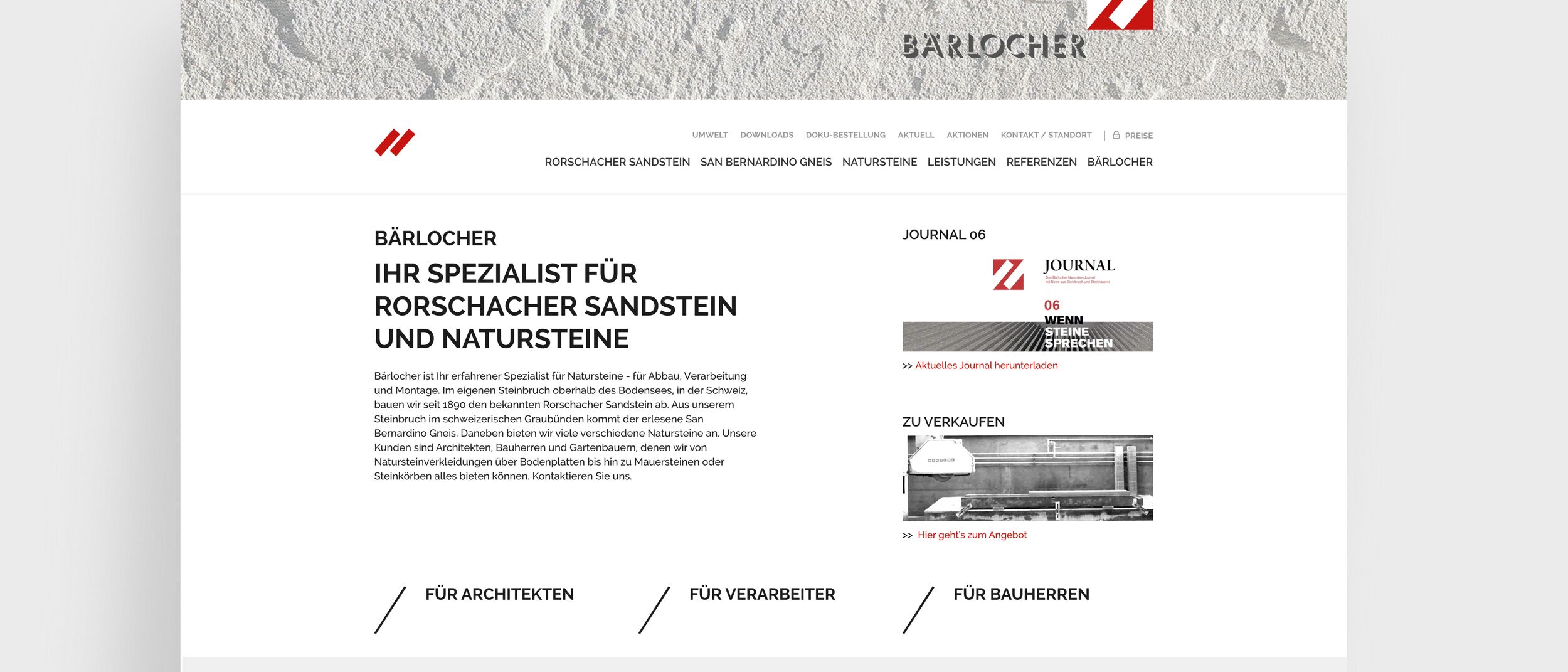 Bärlocher - Webseite