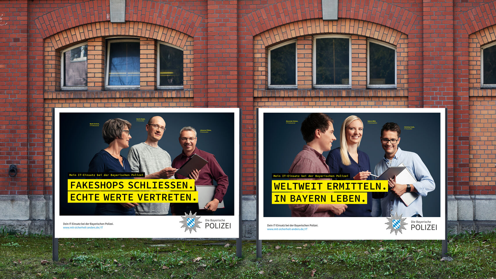 Bayrische Polizei LUK - Plakate