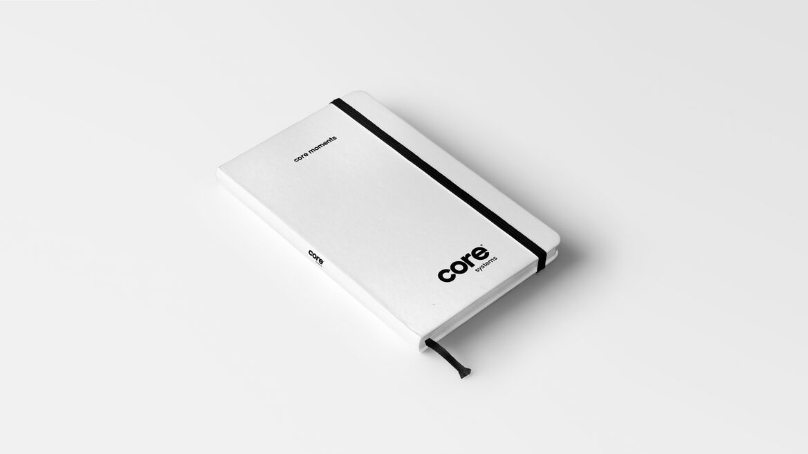 Coresystems – Branding – Notizbuch