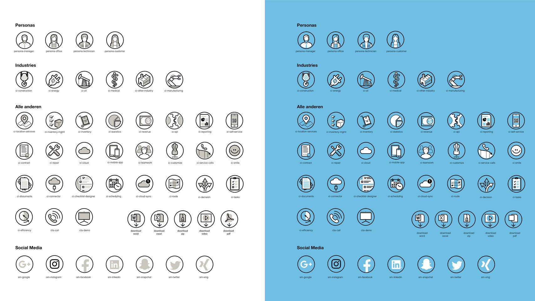 Coresystems – Branding – Icons