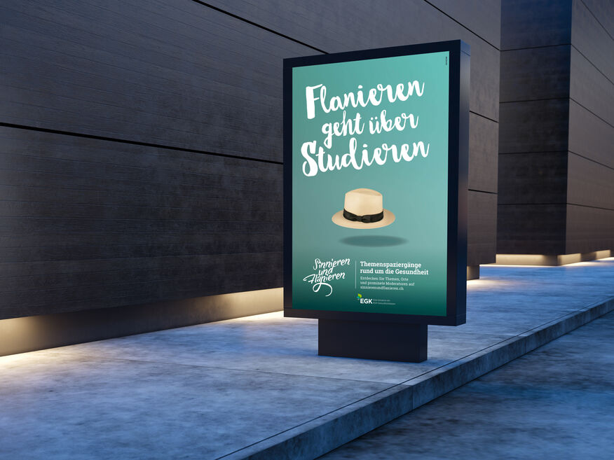 EGK - Plakat Sinnieren und Flanieren