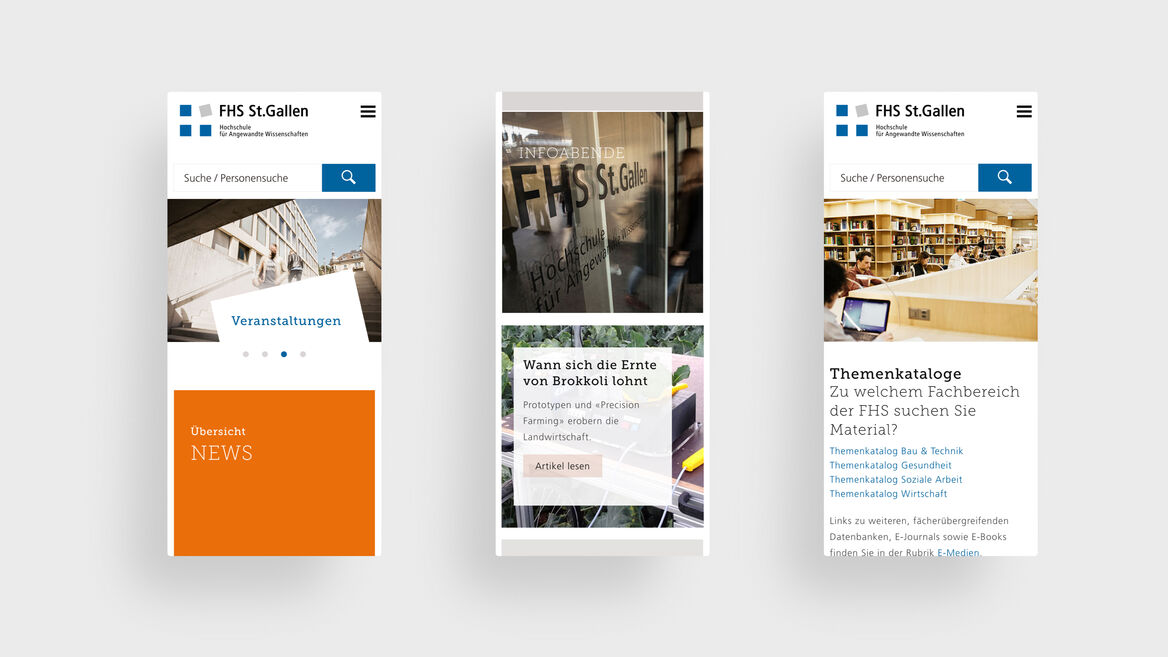 FHS - Webseite mobile