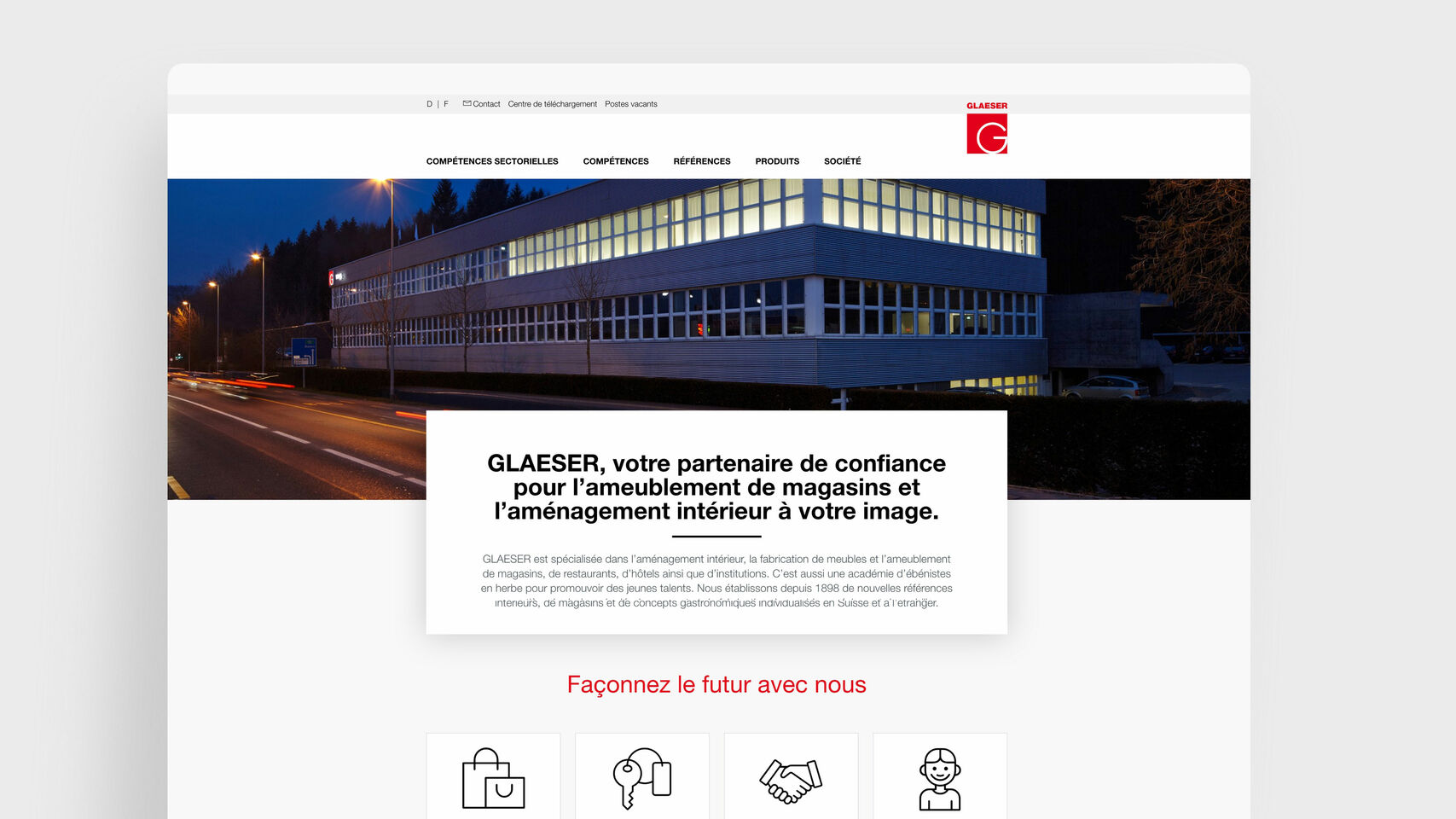 Glaeser - Webseite