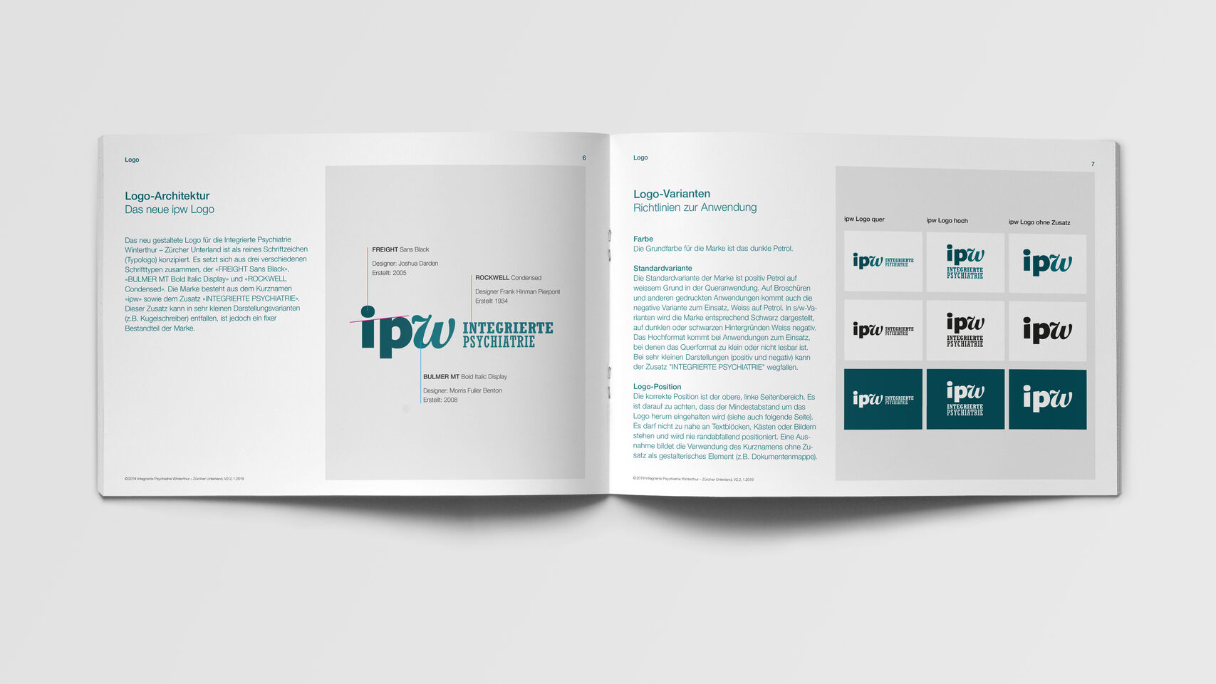 ipw Integrierte Psychiatrie Winterthur – Branding – CD-Manual