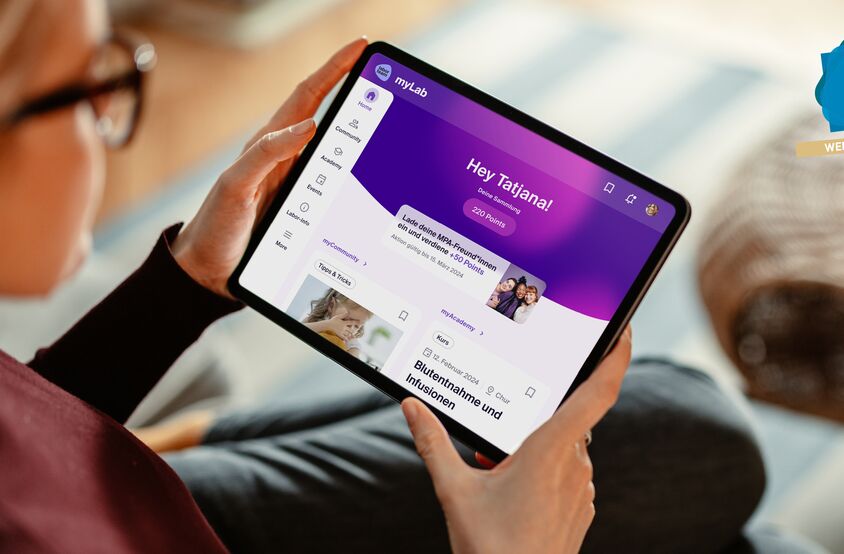 labor team – myLab-App Tablet