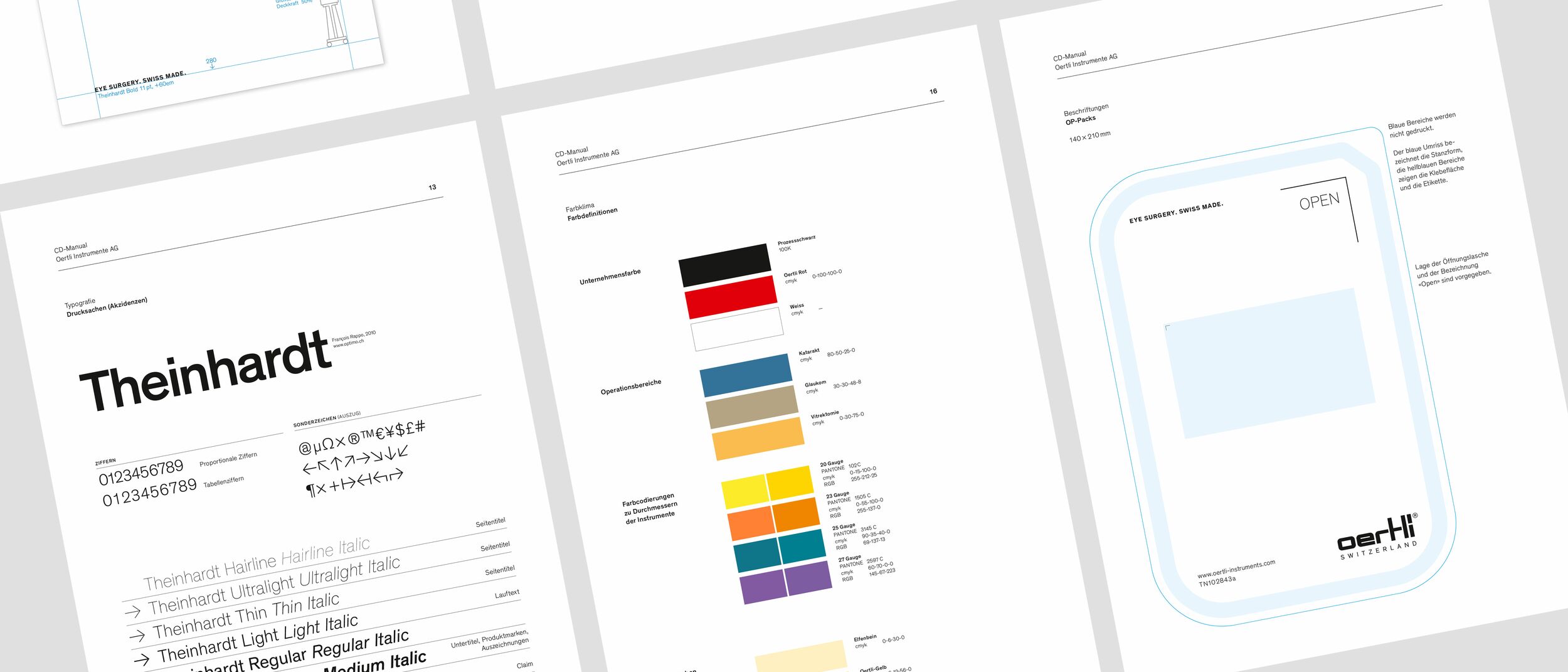 Design-Manual für Oertli