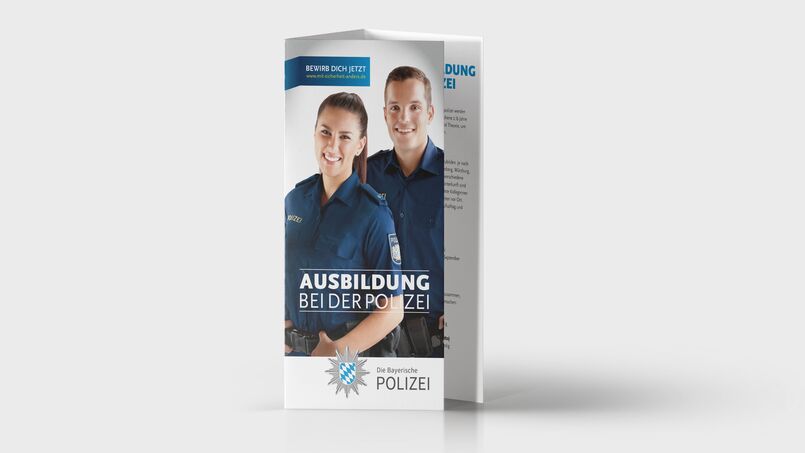 Bayrische Polizei - Flyer