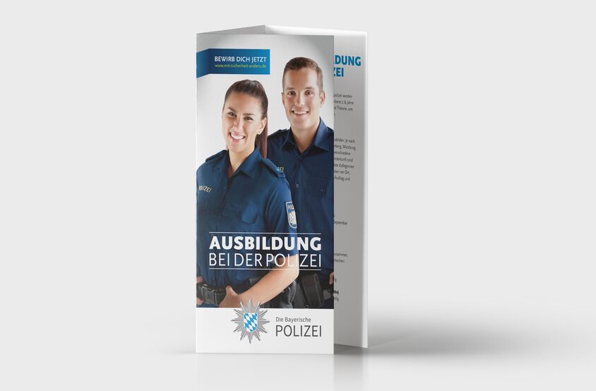 Bayrische Polizei - Flyer