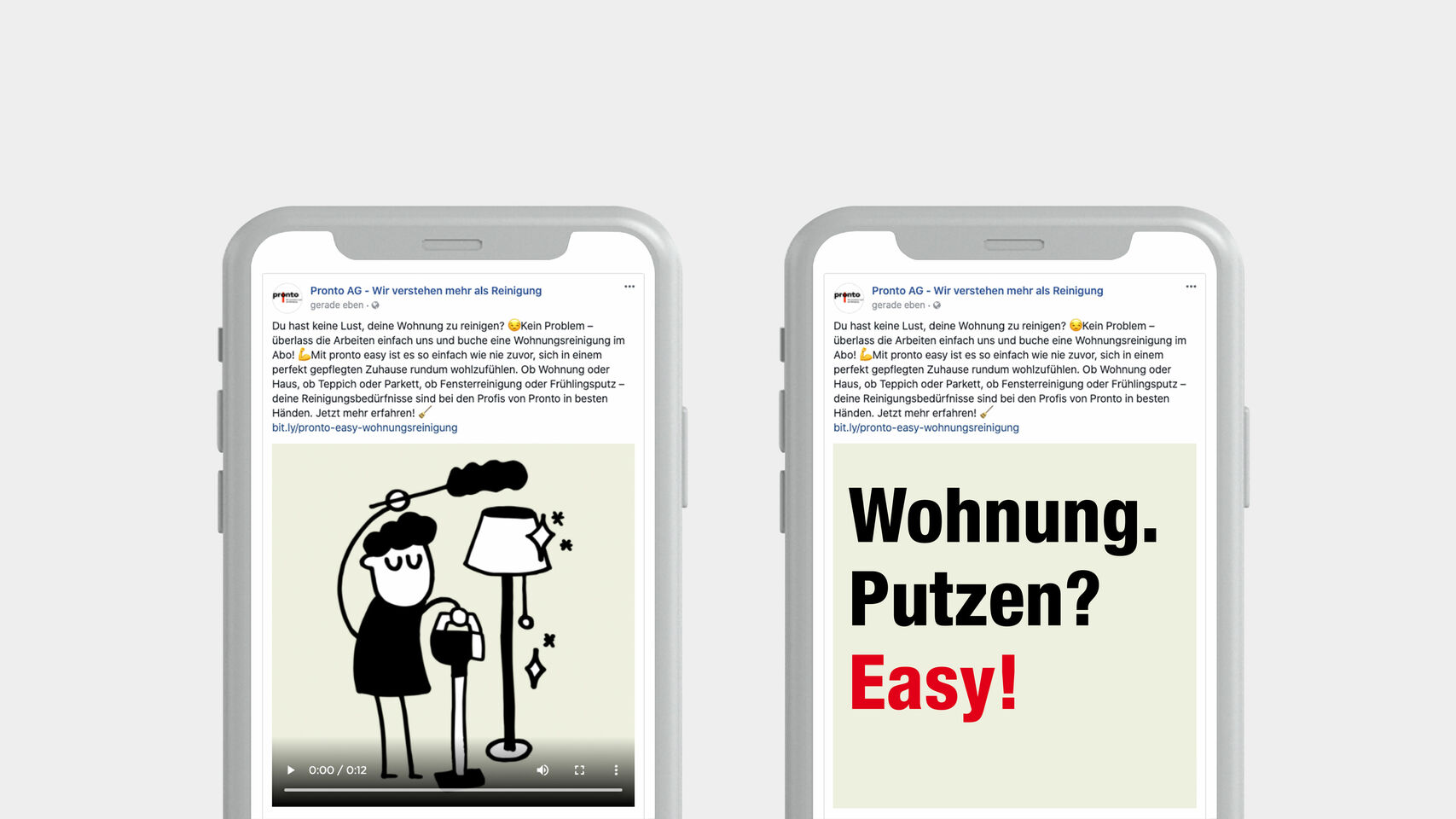 Pronto – Pronto Easy – Kampagne – Social Media