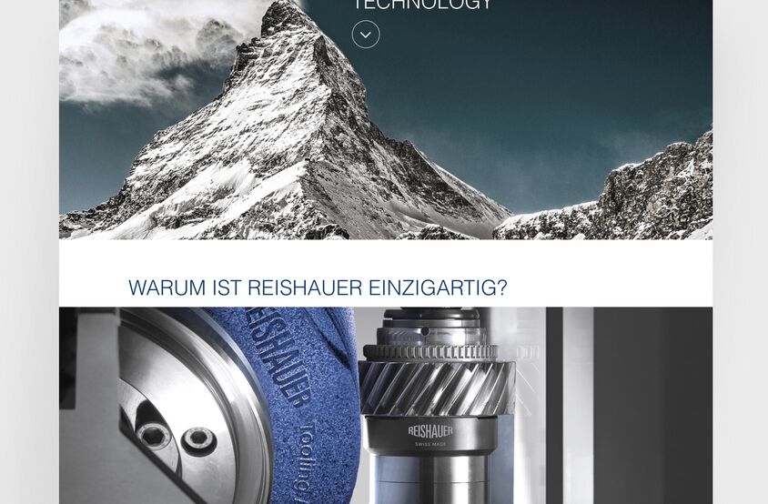 Reishauer - Webseite Ipad