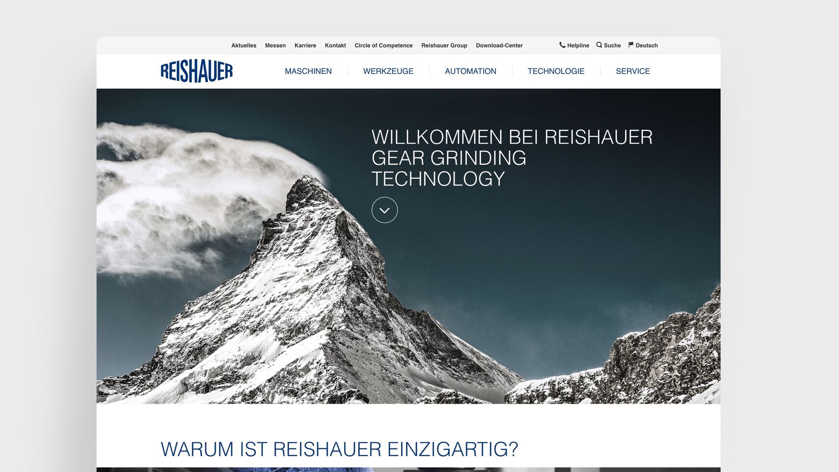 Reishauer - Webseite