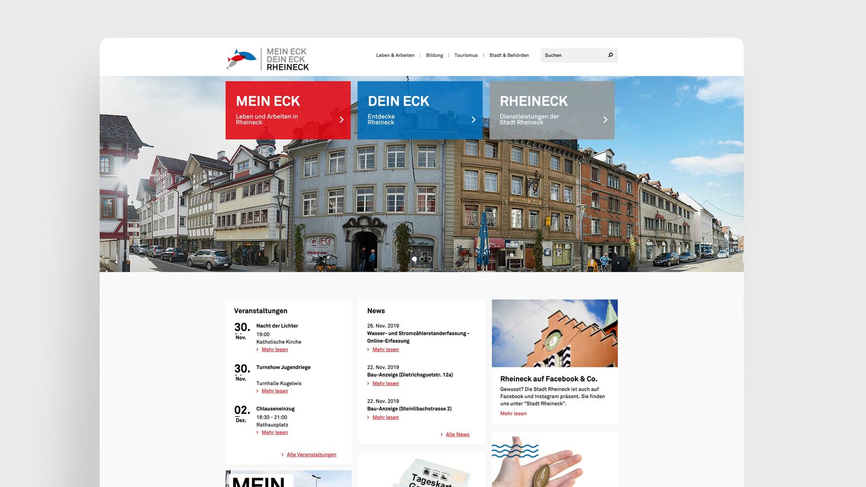 Gemeinde Rheineck - Webseite