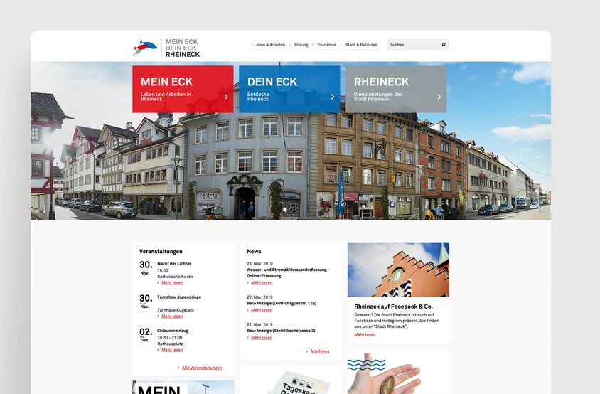 Gemeinde Rheineck - Webseite