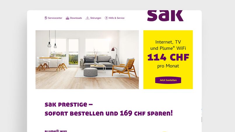 SAK - Webseite