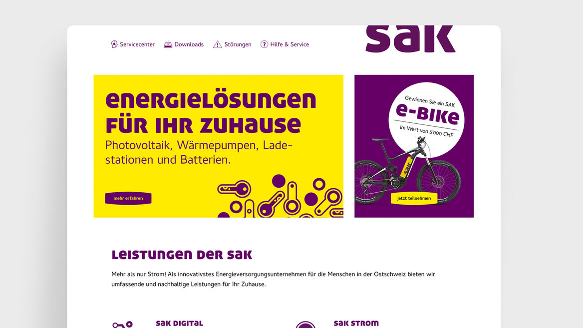 SAK - Webseite