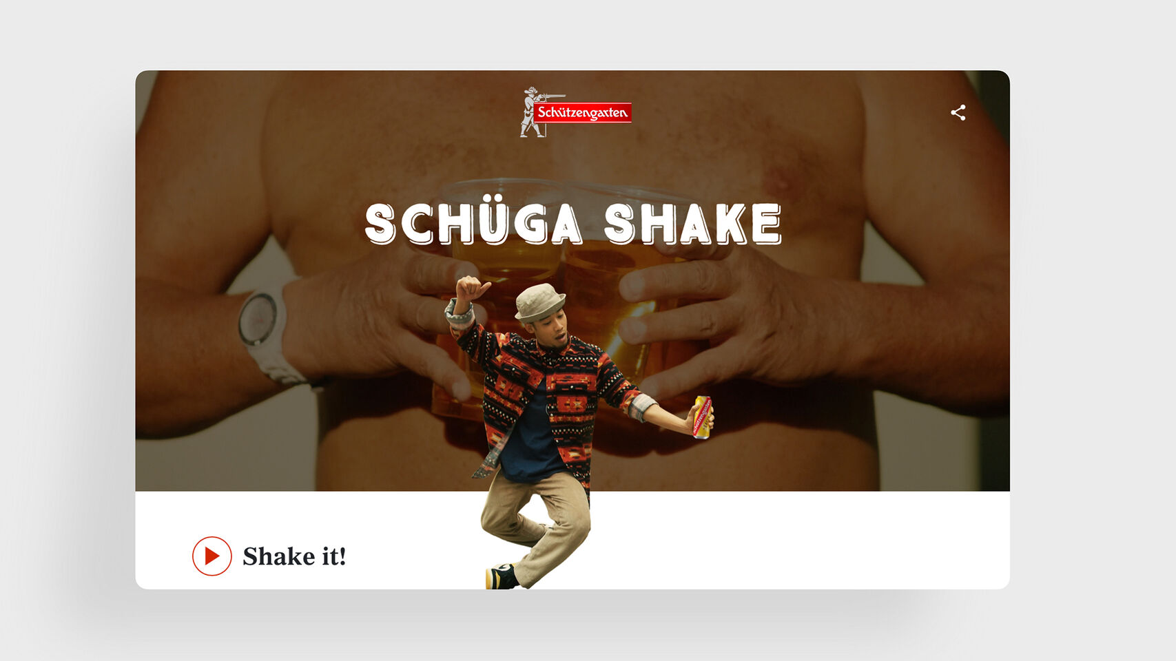 Schützengarten – Kampagne – Schüga Shake - Digital Solutions