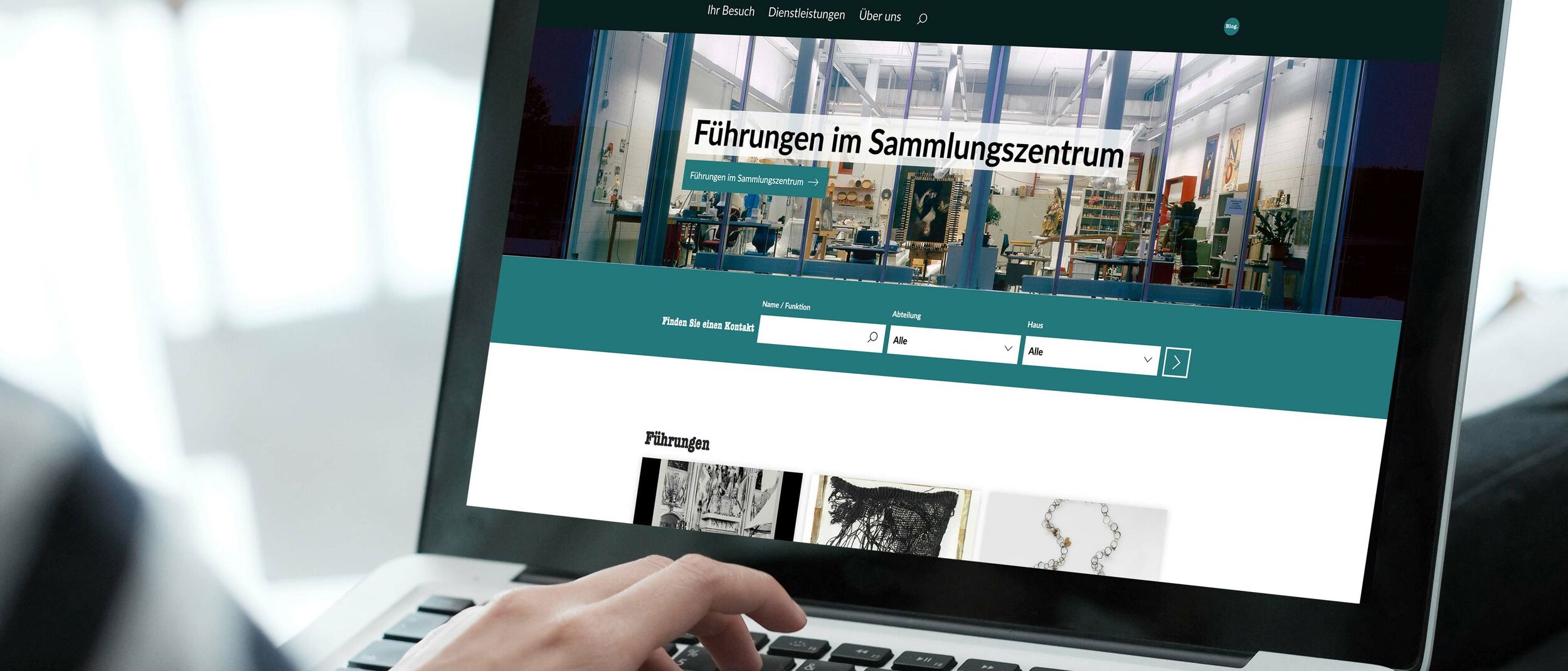 Schweizer Nationalmuseum - Webseite Desktop