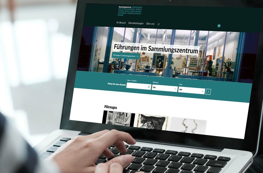 Schweizer Nationalmuseum - Webseite Desktop