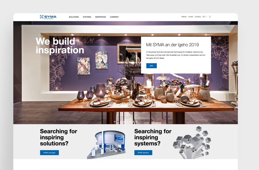 SYMA - Webseite