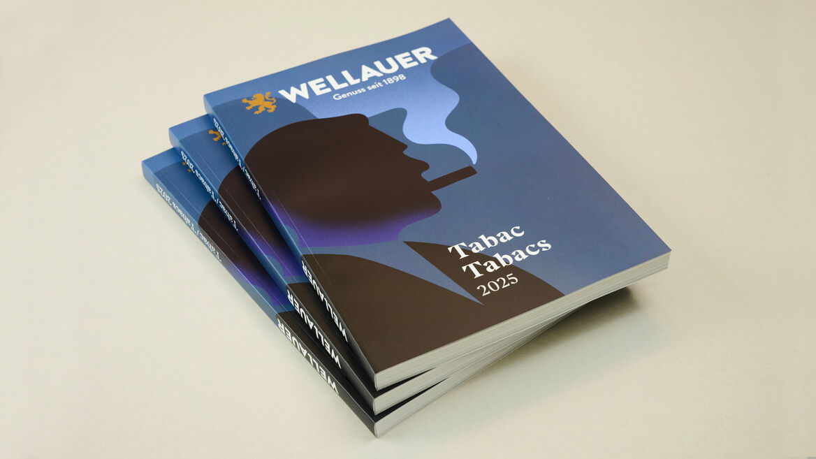 Wellauer – Frontansicht des Produktkatalogs zu Tabak