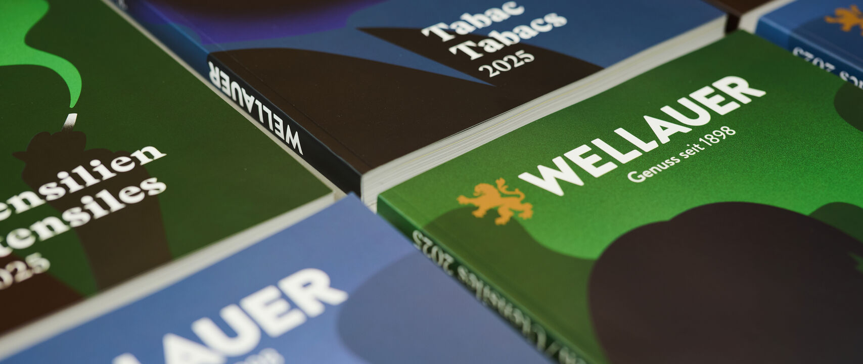 Wellauer – Frontansichten der verschiedenen Produktkataloge