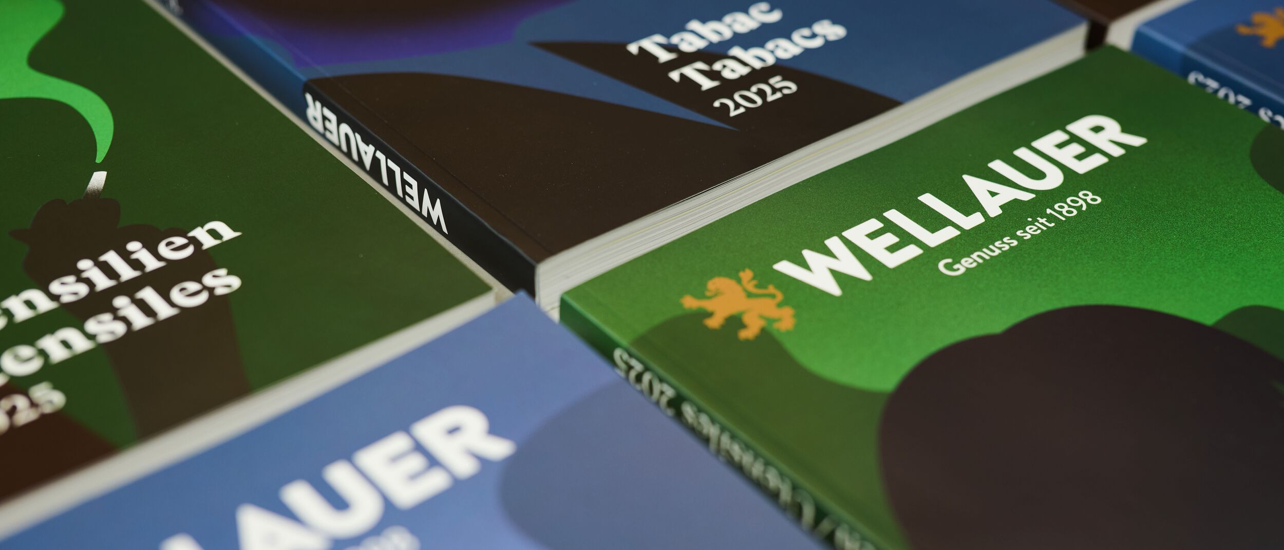 Wellauer – Frontansichten der verschiedenen Produktkataloge