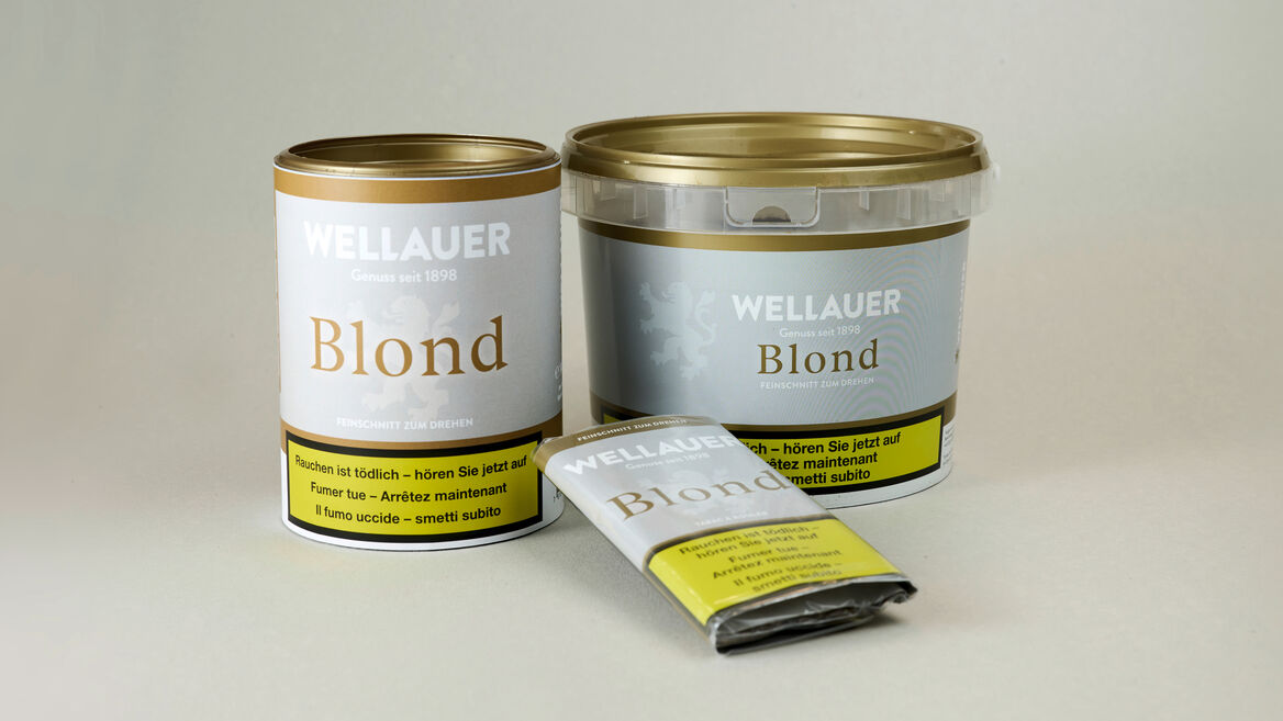 Wellauer – Produktverpackungen der Eigenmarke «Blond» in verschiedenen Grössen