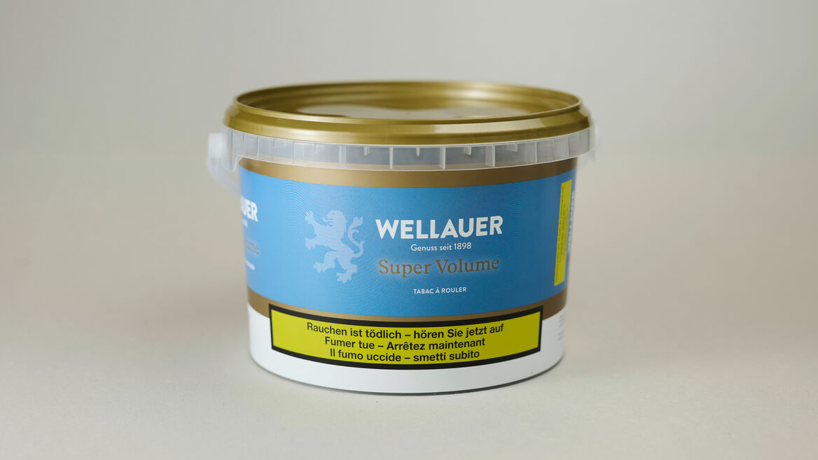 Wellauer – Packaging des Feintabaks «Super Volume
