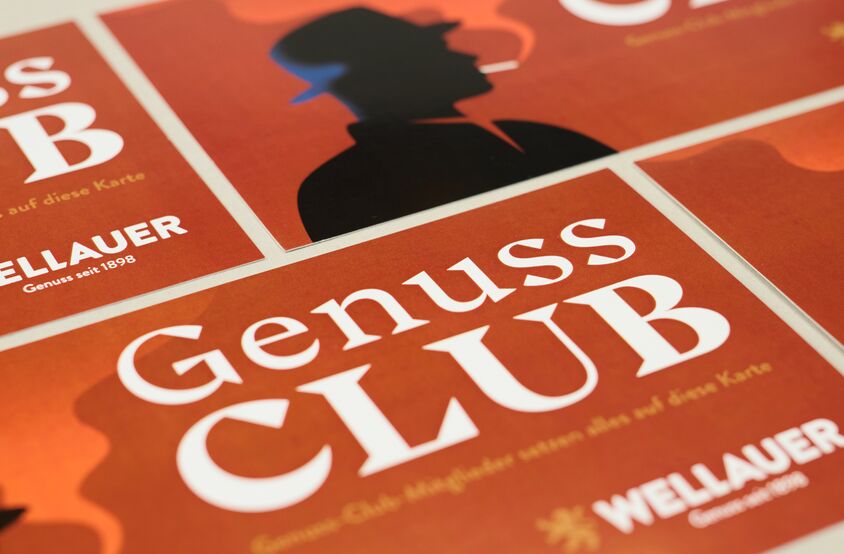 Wellauer – Ansicht der Front des Anmeldeformulars für den Genuss Club