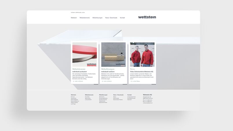 Wettstein - Webseite